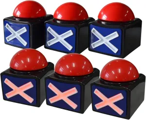 Button with Light Buzzers for Game Show Babylonian Trivia Quiz Got Talent Buzzer Toys Game Answer Buzzer 6pcs$ Game Buzzer Family Feud Buzzer Alarm Sound Play 