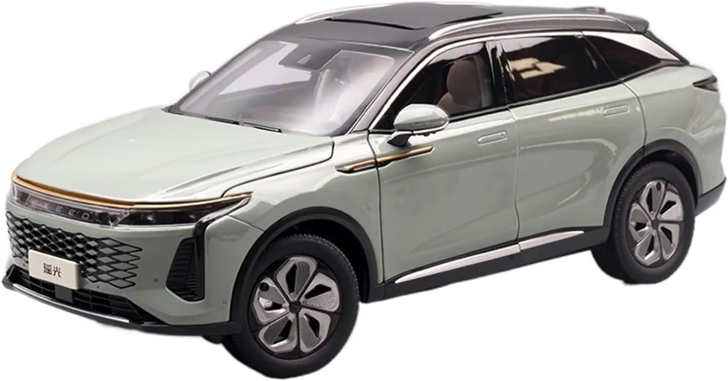 Cabinet Collection Festive satisfy reset Deluxe Gift Alloy Resin Car Vehicle Model 1 18 Fit for Chery Xingtu Yaoguang Alloy Die-Casting Simulation Model Car Living Room Display 