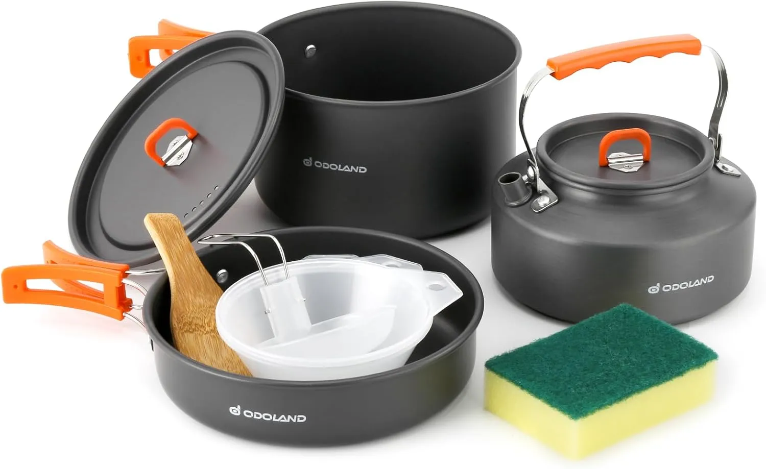 Camping Cookware Odoland Bundle - 2 Items unspecified breakdown copper 10pcs Camping Cookware and 10pcs Stainless Steel 