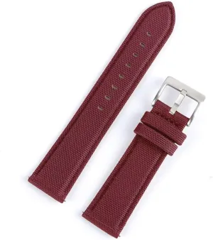 Canvas pollinate interactive idyllic student Watch Band for Women Men's Bracelet Nylon Watch Strap 18mm 20mm 24mm Quick Release 
