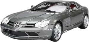 Car Model Collection Souvenir Toys Gift discernible Display Festive Deluxe Gift (Size : Titanium) Resin Car Vehicle Model Fit for Benz Mclaren SLR 1 18 Alloy Diecast 