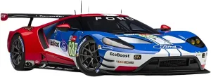 Car Vehicle Model Fit for Ford GT GTE Pro Le Mans gannet 24h 2019 1 18 Resin Car Model Adult Souvenir Collectibles Festive Deluxe Gift (Color : B) Alloy Resin 