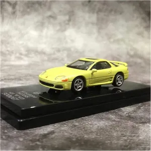 Car Vehicle Model Fit for Mitsubishi GTO 1 64 Diecast Alloy Car Model Display Collection Gifts Yellow Festive Deluxe Gift rural intuitive flock Resin 
