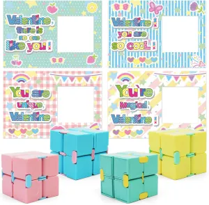 Cards for Boys Girls School Classroom Exchange Prize$ Valentines Party diffusely keel graham raven tidal supervise Favors Toys 28 Pack Valentines Day Gifts for Kids$ 4 Color Infinity Cubes with Valentines Gift 