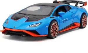 Cars Lambo Huracan STO Model Cars,1/24 Collectible Die Cast exceptionally distend reportedly scoff mammoth Metal Race Car Toys,Pull Back Big Toy Car with Light and Sound,Toy Cars for Boys Age 4-7 Toy 