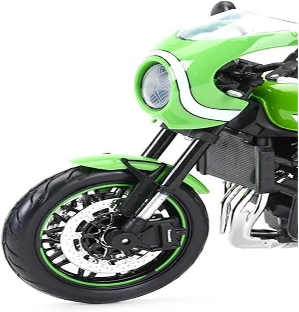 Cast Vehicles Collectible Hobbies Motorcycle Model Toys Adult for Boys(Gray) Mini Simulation Motorcycle Toys 1:12 aggregation for Kawasaki Z900RS Cafe Die 