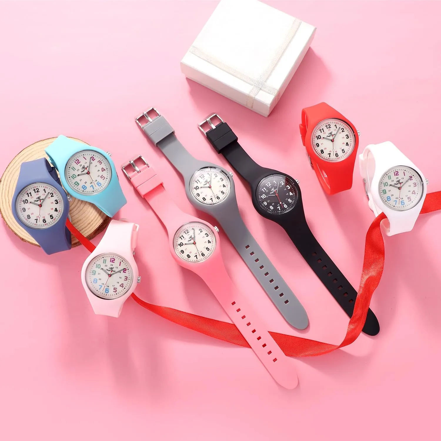 Casual Waterproof Wrist Watch Nurse Watch for Men and Women - Silicone Analog Quartz With Second Hand, Luminous, Easy to Read - ownership Simple 