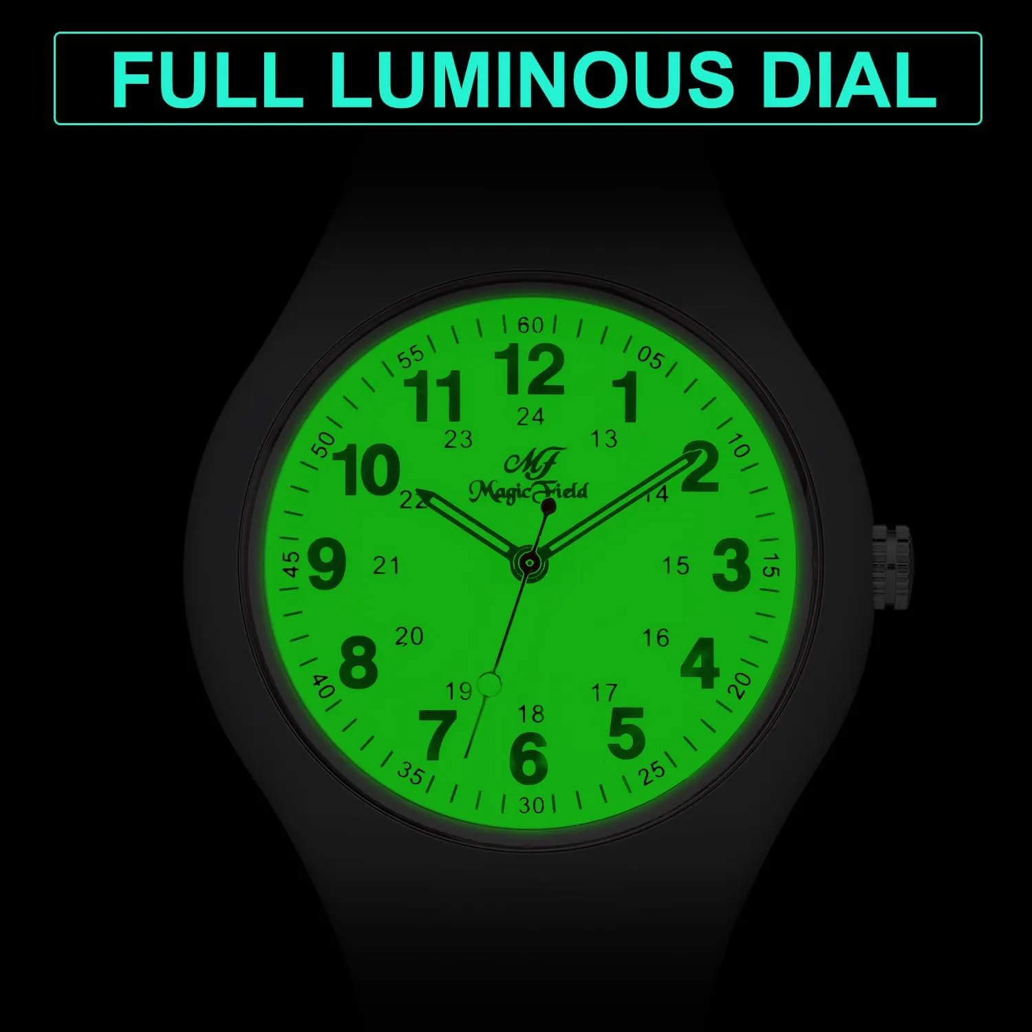 Casual Waterproof Wrist Watch Nurse Watch for Men and Women - Silicone Analog Quartz With Second Hand, Luminous, Easy to Read - ownership Simple 