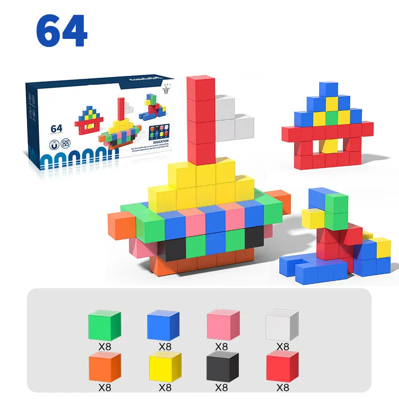 Child - Safe Montessori Magnetic Cube Toy