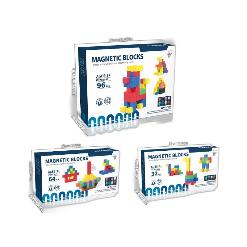 Child - Safe Montessori Magnetic Cube Toy