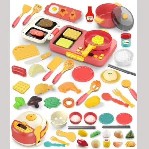 Children Simulation Educational Kitchen Toys Learning Play House Game Set Mini Kitchen Toys Intelligence Juguetes Toys BC50GJJ