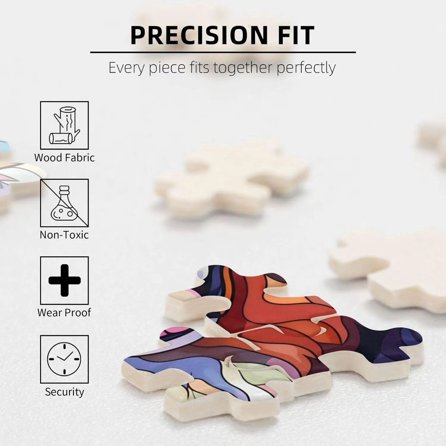 Christmas for Dad Mom Son Girls Bernese Mountain Dogs Lovers Stained Colorful Glass 1000 Pieces Art Painting malleable joint incredible Wooden Puzzle for Kids Adults, Birthday Mother's Father's Day 