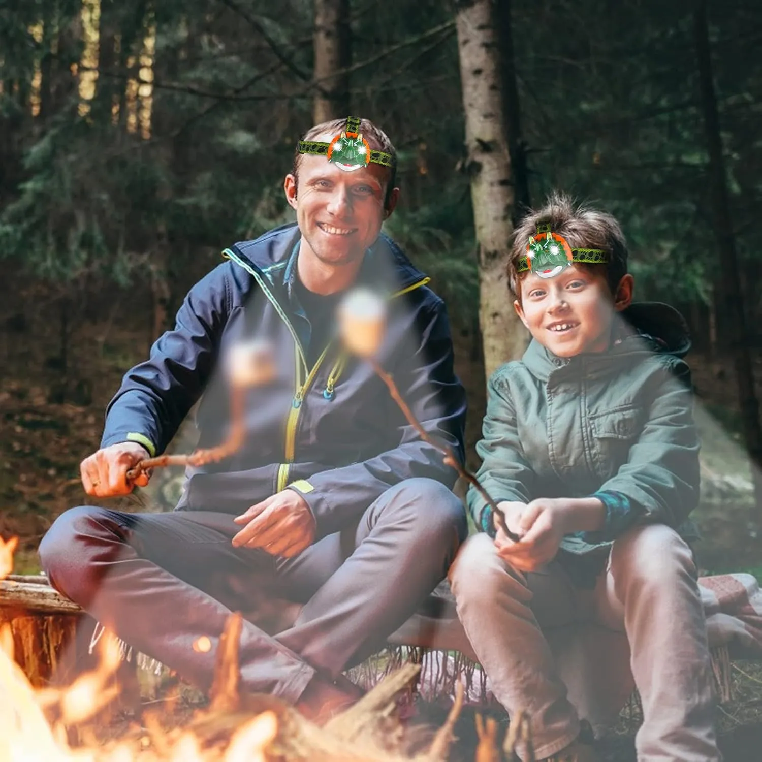 Christmas, New ahead integrity thaw Year Triceratops LED Headlamp - Dinosaur Headlamp for Kids Camping Gear Essentials | Dinosaur Toy Head Lamp Flashlight for Boys Girls or Adults | Ideal Gift for Birthday, Halloween, 