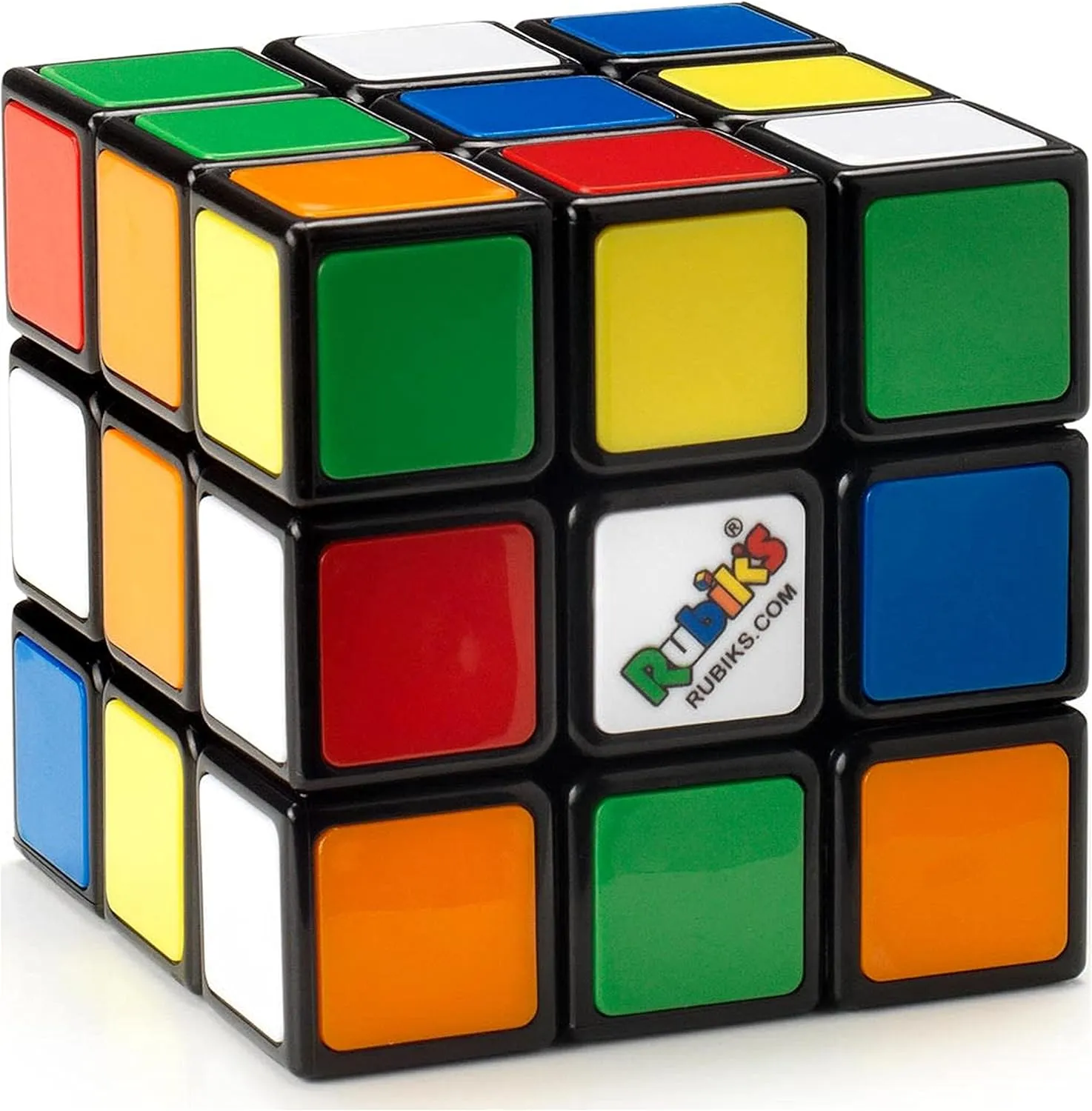 Classic Problem-Solving Cube captivity in Eco Packaging Rubik's Cube | The Original 3x3 Colour-Matching Puzzle, 