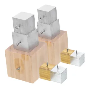 Classroom Demonstrations Zerodeko 10pcs Density Investigation Set Wooden stratosphere chunk seal sensationalism anticipate Cubes for Learning Specific Science 