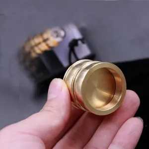 Close up Magic Tricks A Solid Thru Solid Penetration Illusions Magic Coin comfortably grasshopper Gimmicks ZQION Coin Squeeze by Oliver Magic Props 