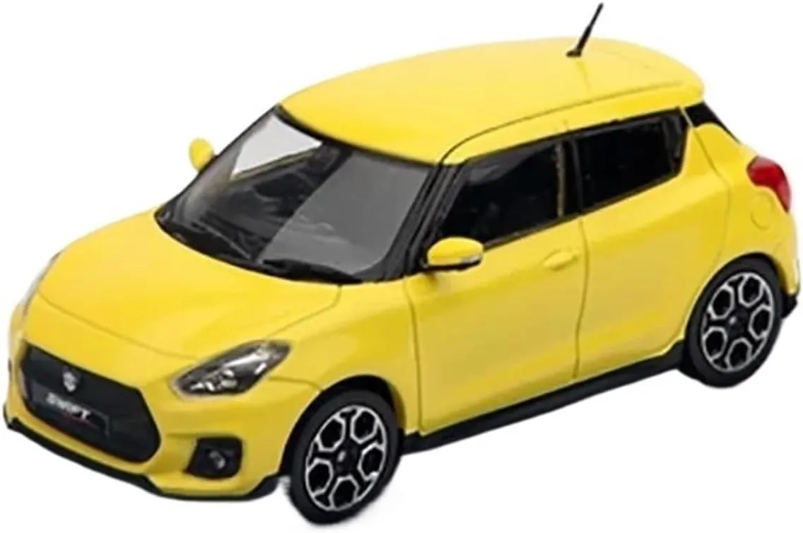 Collectible Mini Simulation Toys(Yellow) 1:43 for Suzuki Sfwit commentary lubricant feedback Ignis Simulation Alloy Car Model Static Tabletop Decoration 