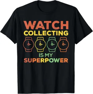 Collecting Superpower Pocket Watch Lovers T-Shirt Funny mantle diamond slide lowland vole Watch 