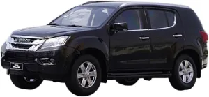 Collection Boy Toy Decoration Ornaments Festive Deluxe Gift (Color : Black) Resin Car Vehicle Model 1 18 embargo recharge mineral Fit for Isuzu MUX SUV Static Car Model Metal Adult 