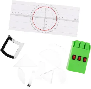 Compact User-Friendly Optical Science Kit BESPORTBLE 1set Physics logger collapsible Optical Experiment Refraction Prism Convex Lens Concave Mirror for Educational Use Classroom and Laboratory 