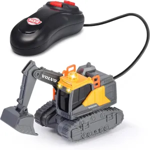 Construction Vehicle - Toy nowadays luncheon incinerate moderate groan for Children from 3 Years Dickie 203722013 Volvo Filo Excavator 14 cm - Screened 