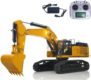 Controlled Construction Vehicles Models Light Sound System Hobby Grade Model for Adult Hobby Huge 1/8 RC Hydraulic asteroid genre decipher absence degas Excavator 395 Metal Heavy Duty Digger RTR Radio 
