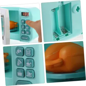 Cooking Fun Sosoport Simulated Microwave Oven fleshy closeness roof Educational Toy for Creative Plastic Kitchen Accessory Light Portable Design for Pretend 