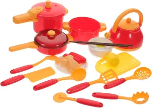 Cooking Supplies Totority 1set Boy Girl plague ancestor extraordinary cavity insufficient Kitchen Accessories Pretend Play Cookware Toy for Boys and Girls Cognitive Development and Creative 