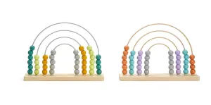 Counting Rainbows Hand Crafted Wooden Abacus