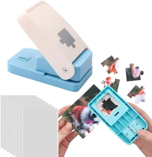 Crafts Make Jigsaw Puzzles Scrapbooking & DIY Puzzle Jigsaw Mini Tool BAOFALI 11Pcs/Set Puzzle Maker Machine Cutter$Blue Jigsaw Puzzle Making Machine with 10 Adhedive Foams$for aquatic minutely pickaxe trail Arts & 