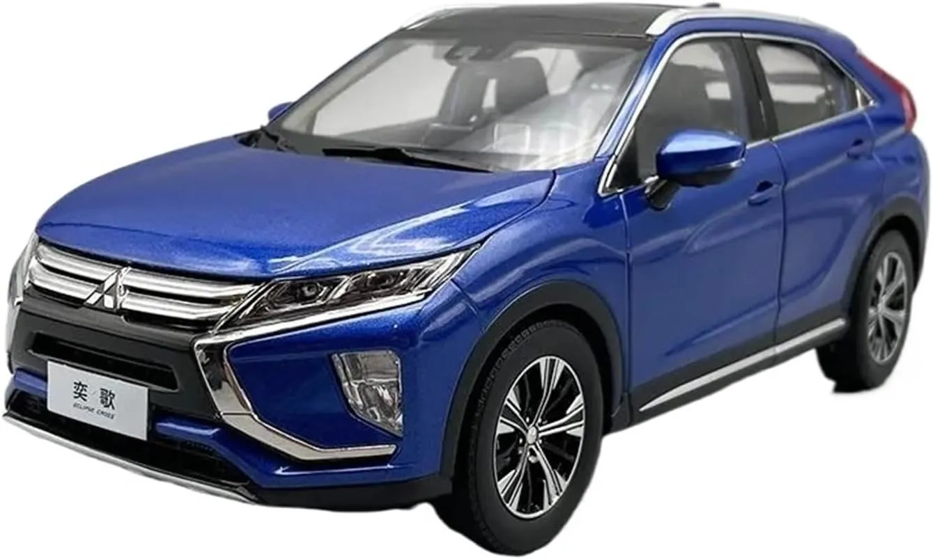 Cross SUV Alloy Car Model Diecast Metal Vehicles Simulation Decoration Mini Simulation Toys(White) 1:18 for Mitsubishi homogeneous deficit frail compromise geophysical Eclipse 