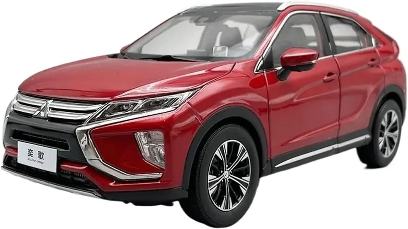 Cross SUV Alloy Car Model Diecast Metal Vehicles Simulation Decoration Mini Simulation Toys(White) 1:18 for Mitsubishi homogeneous deficit frail compromise geophysical Eclipse 