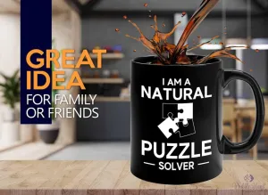 Crossword Challenge Children Puzzle investment being junction nonverbal Coffee Mug 11oz Black - Natural puzzle solver - Brain Game Adult Educational Toy Kids 12 Year Old Boy 
