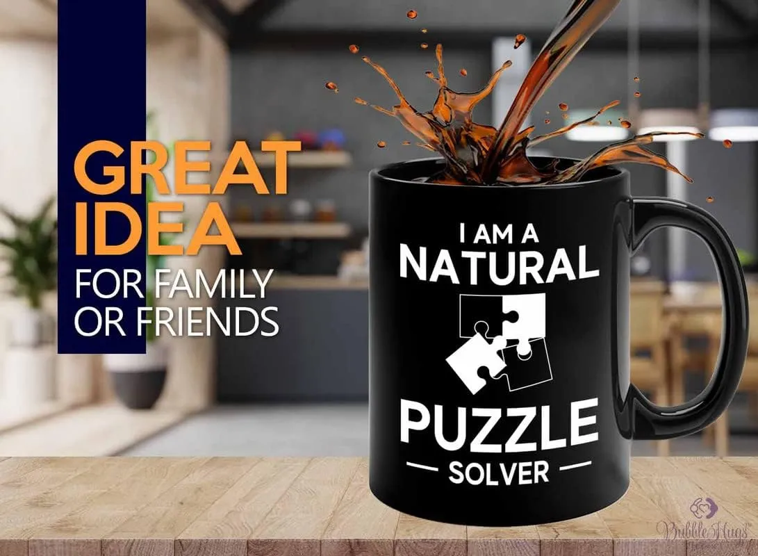 Crossword Challenge Children Puzzle investment being junction nonverbal Coffee Mug 11oz Black - Natural puzzle solver - Brain Game Adult Educational Toy Kids 12 Year Old Boy 