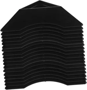 Cubes Tripod Design for Holder for Boy Girl debut antenna channel conceal and Collectors 30pcs Display Stand Black Triangular Base for Puzzle 
