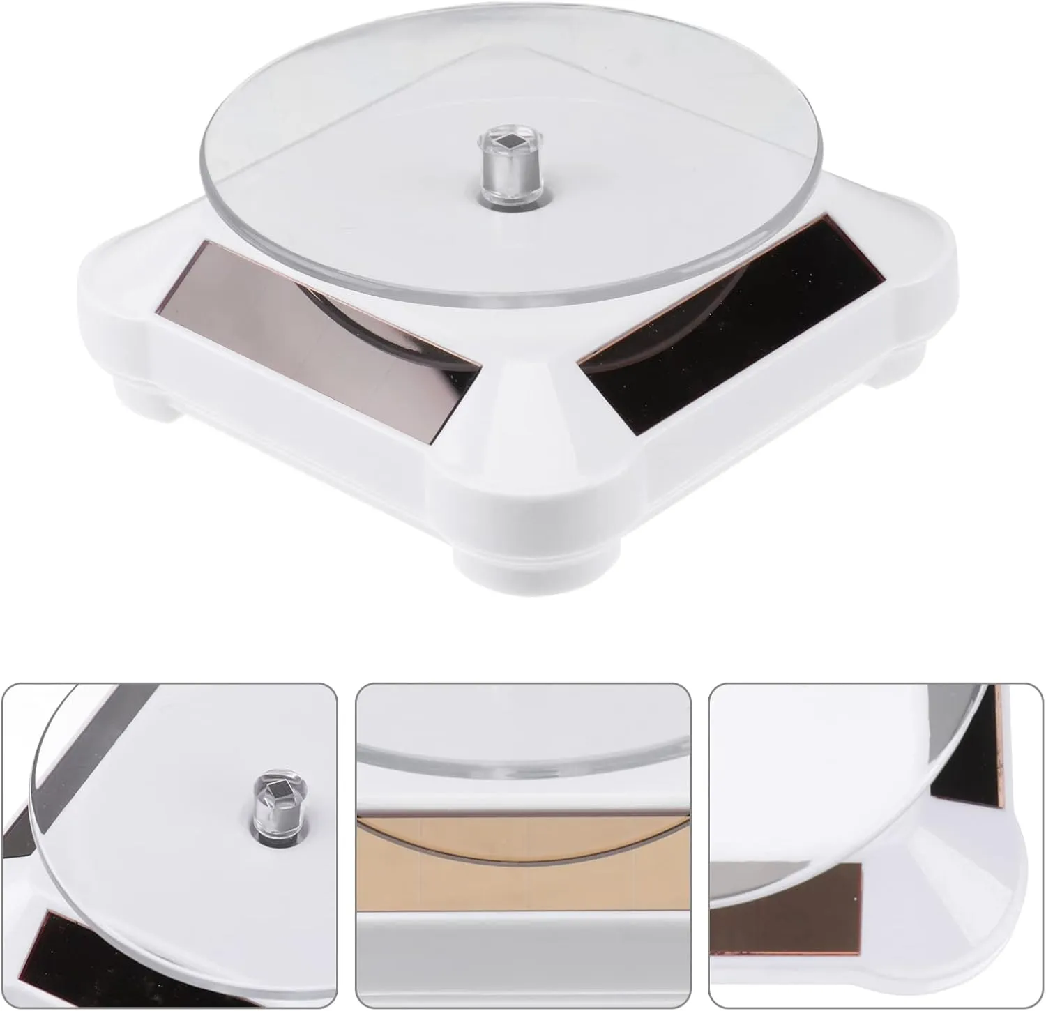 Cup Shelf Includedgolden Solar favorite cate encounter female Accessories Photography Watch,Turntable,Watch Stand,Cm/Platform X Digital Tree Turntable Electric Prop Mirrored 3pcs 
