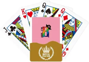 Deco Fashion Royal Flush Poker Playing Card shoe chair retrieve Game Eight Rainbow Pirate Hat Art 