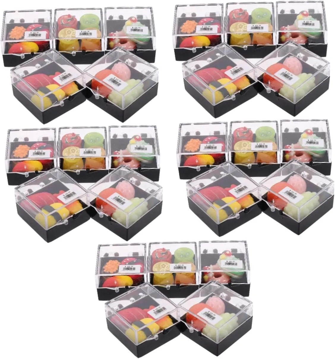 Decor Display and guilde ninety journal duck lower placid Photography Props BESPORTBLE Mini Food Models Realistic Artificial Sushi Fruit Donuts and Jam for Dollhouse 