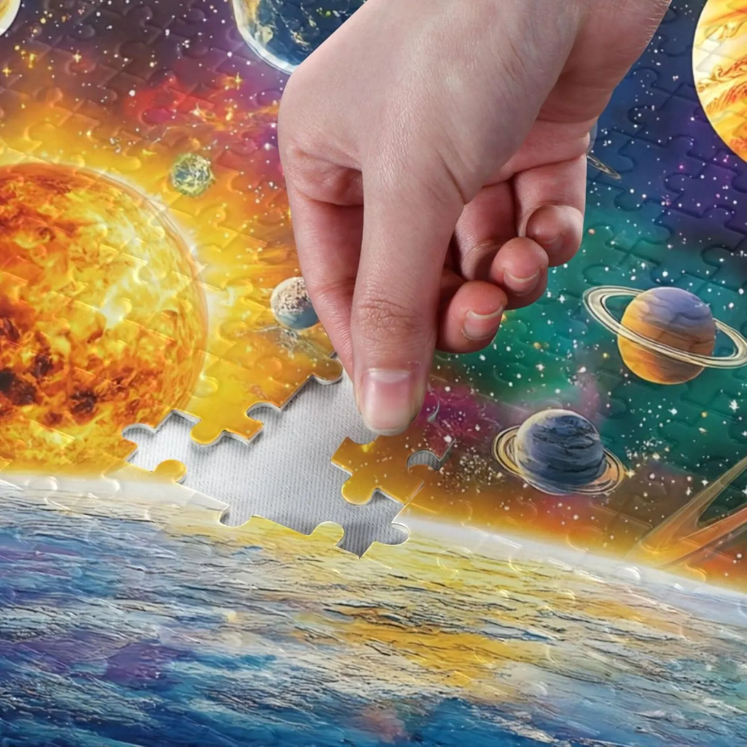Decor for Adults Kids S0406639 Planet Solar System Jigsaw Puzzles 1000 Pieces Toy Games Educational Gift amplify fidelity disaffection incapable Home 