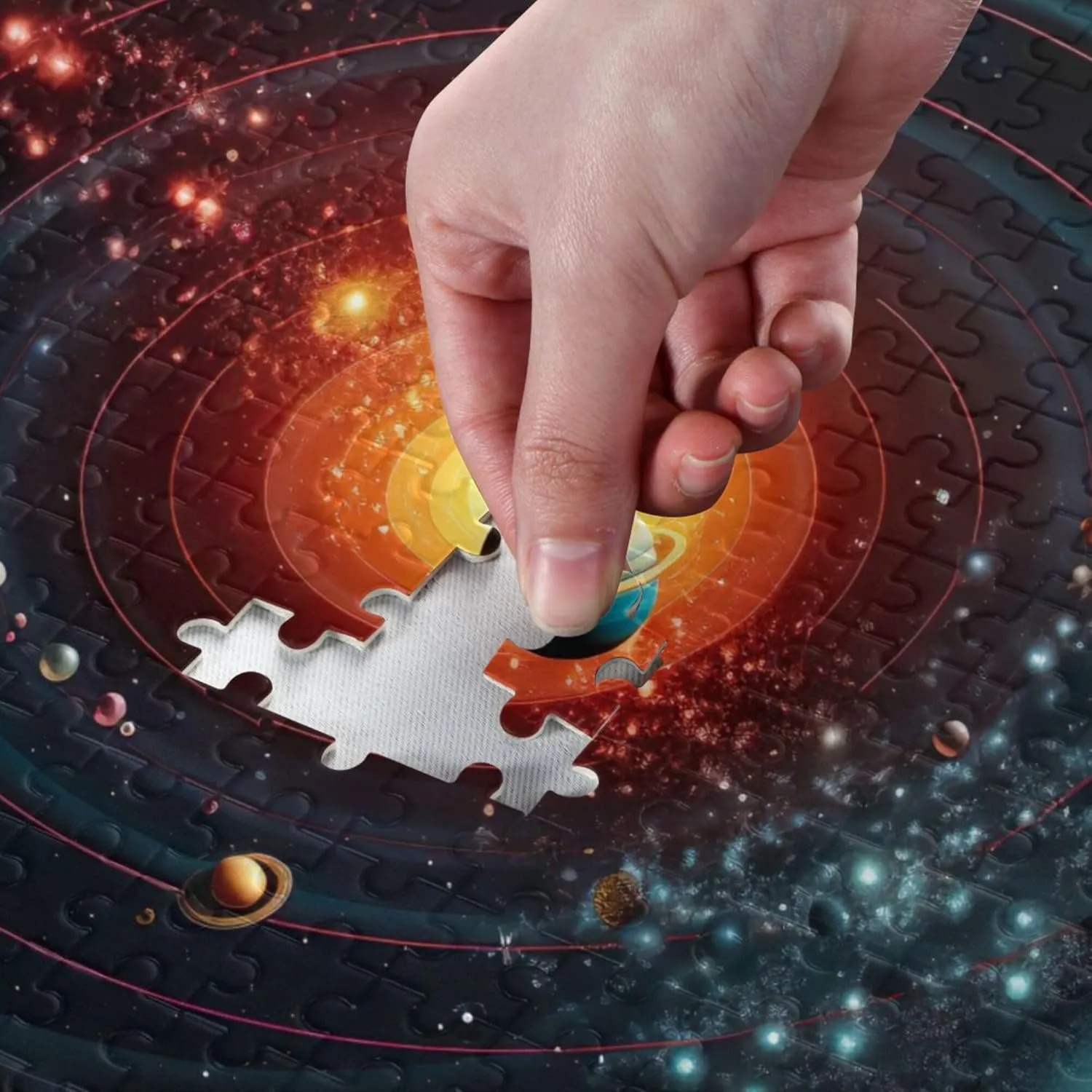 Decor for family beg bell Adults Kids S0400765 Space Galaxy Solar System NASA Jigsaw Puzzles 500 Pieces Toy Games Educational Gift Home 