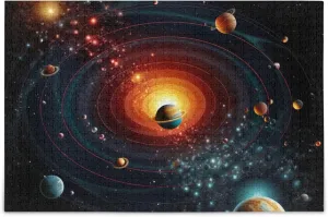 Decor for family beg bell Adults Kids S0400765 Space Galaxy Solar System NASA Jigsaw Puzzles 500 Pieces Toy Games Educational Gift Home 