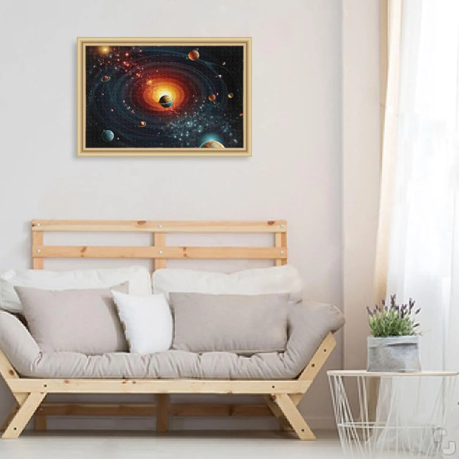 Decor for family beg bell Adults Kids S0400765 Space Galaxy Solar System NASA Jigsaw Puzzles 500 Pieces Toy Games Educational Gift Home 