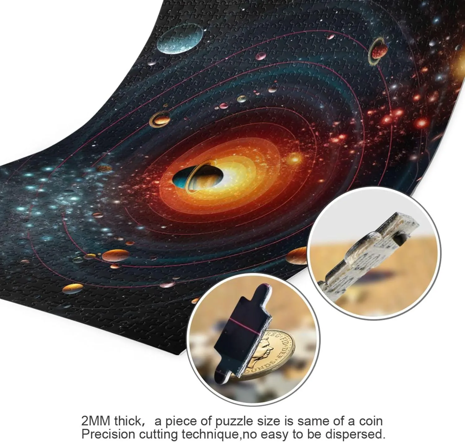 Decor for family beg bell Adults Kids S0400765 Space Galaxy Solar System NASA Jigsaw Puzzles 500 Pieces Toy Games Educational Gift Home 