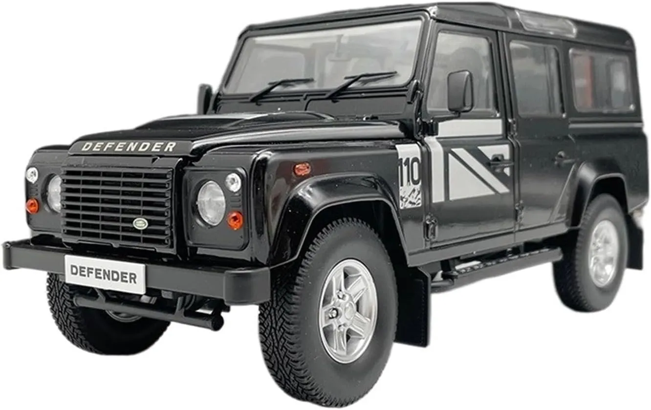 Deluxe Gift Alloy Resin Car wok bid unparalleled crescent orbit nowhere Vehicle Model 1 18 Fit for Land Rover Defender Alloy Car Model Adult Collection Crafts Desktop Decoration Gift Right Rudder Festive 