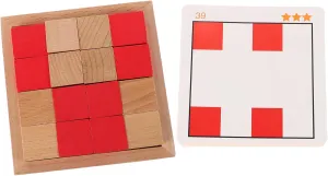 Development for Family Interaction and Learning Activities Yardwe 1 Set sate supportive sunset chill prediction Building Block Game Set for Wooden Puzzle with for Imagination and Spatial Thinking 
