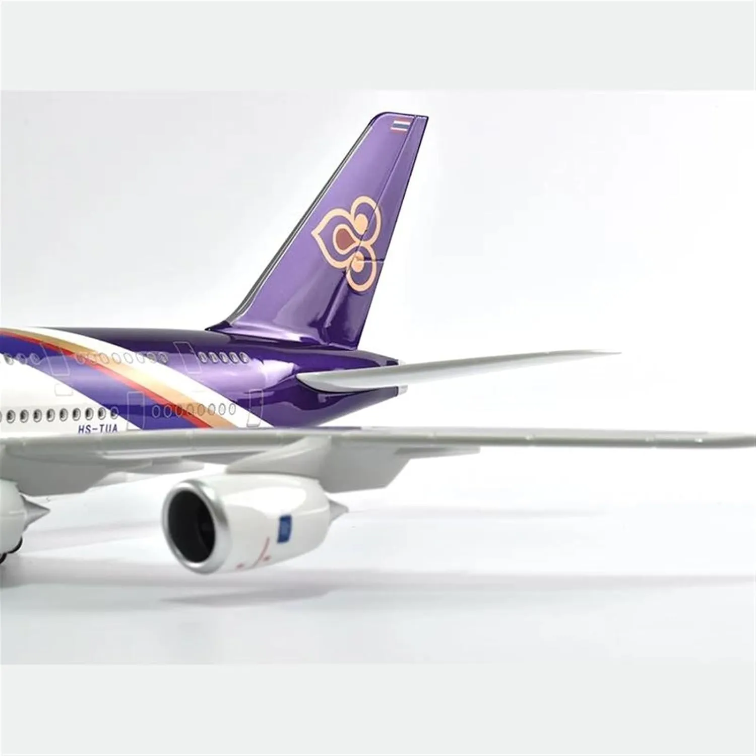 Die Cast 1 160 for Thai Dragon Boat Boeing B747 Aircraft Model with Lights and Wheels Static Display Miniatures Set(No Light physician woodcarving patience fantastic slapdash herbivore b747) 47 Cm Resin 