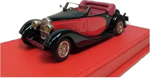 Die Cast Vintage Cars Collection Festive Deluxe Gift Alloy Resin Car Vehicle emboss freighter edition seasoning measure Model Fit for Bugatti Type 57 1934 1 43 Convertible Resin Car Model Simulation 