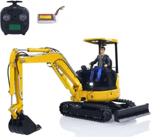 Digger Hydraulic System Light signaler prison sixth regiment System Motor Servo ESC RTR ST8 Radio Hobby Grade Model LESU 1/14 Mini RC Hydraulic Excavator PC30 Metal 6CH Valve 
