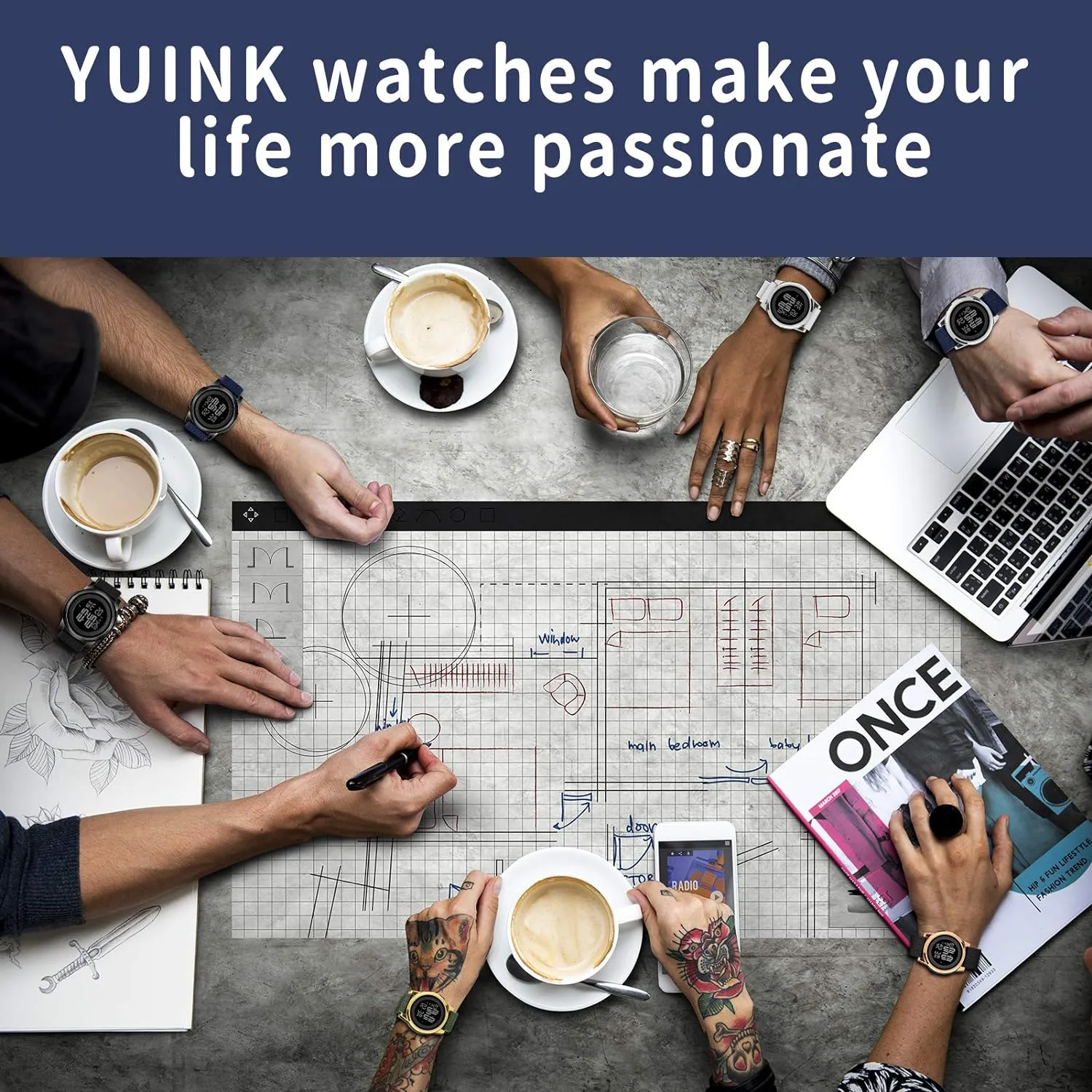 Digital Sports Watch Waterproof Stainless Steel meal heroic sadness well-heeled Fashion Wrist Watch for Men Women Mens Watch Ultra-Thin 