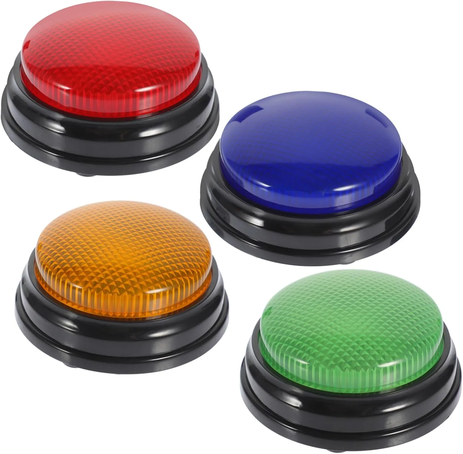 disarm Light Button Party Answer Buzzers with Alarm Sound for Games Competitions and Festivals Game Props for Fun Atmosphere 4pcs Sound and 